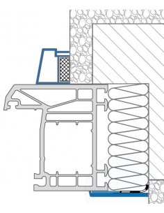 Plochá lišta v rolke 30 mm, 2 mm_1 mm, so samolepiacou páskou