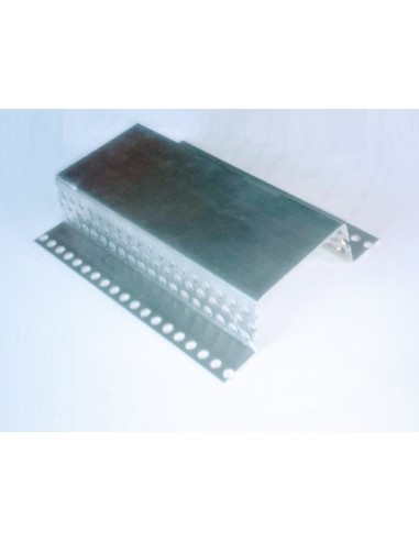 Perforovaný fasádny omega profil z hliníka