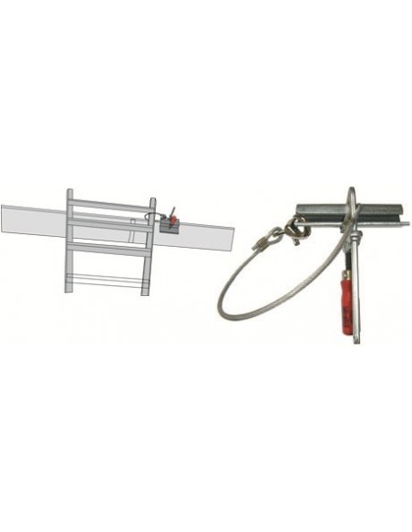 Clamps for mounting the ladder