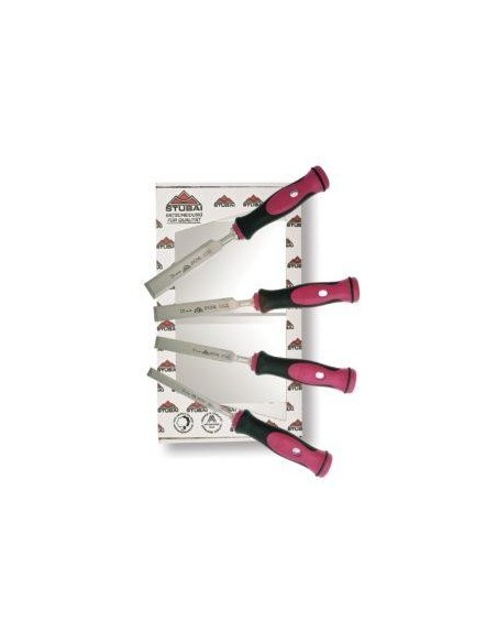 Professional chisel sets STUBAI, 4-piece, 12,16,20,24 mm