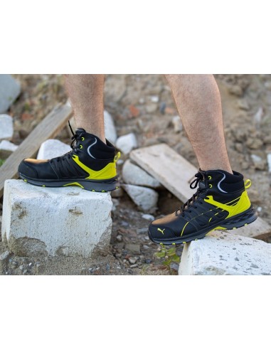 PUMA Velocity Yellow 2.0, šnurovacia pracovná obuv S3 ESD