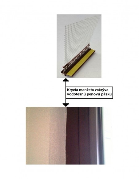 Frameseal bead with protecting lip, mesh 37909 - brown | 4009230069937