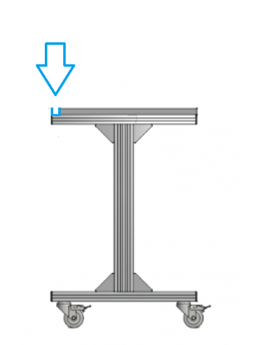 Table for transverse sheet metal cutting | 
