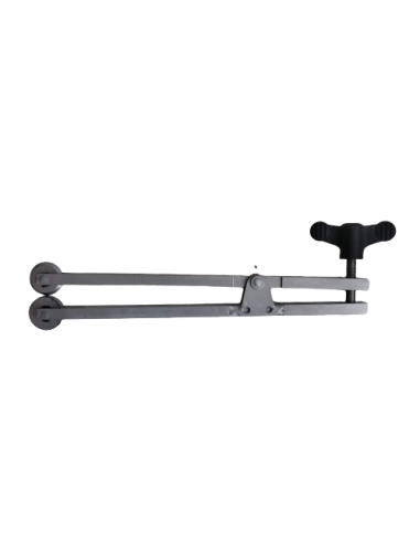 Folding device for sheet metal, depth 20 cm