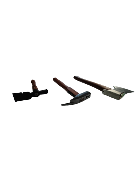 Set tradičného tesárskeho náradia - Murárske kladivo a tesárska sekera