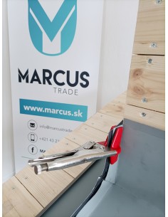 Kliešte na uchopenie plechu pogumované - šírka 80 mm