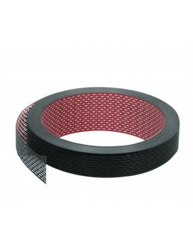 Kratka wentylacyjna aluminiowa w rolce 60 m, czarno-czerwona, 50 mm