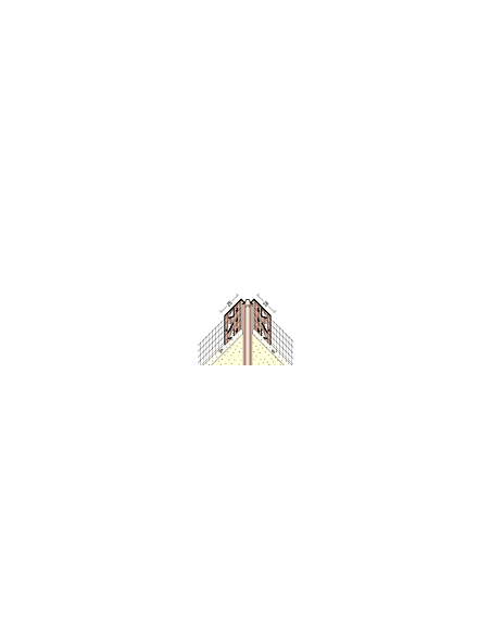 Dilatačný profil UNIVERZAL č. 37531 - 2,75 m