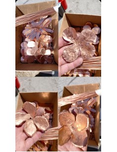 Šablóny na vytepanie ruže z medeného plechu 2