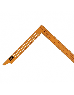 Uholník 80 cm s dierkami na značenie tesársky uholník
