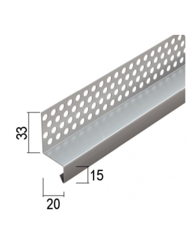 Verbindungsprofil für Gips und Keramik 20 mm