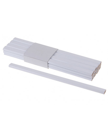 Pencil - white, 250 mm | 8590804085881