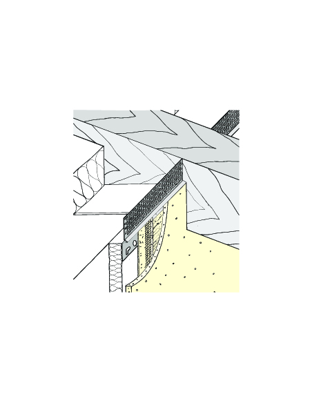 Stop profile for thermal insulation for roof ventilation | 4009230026749