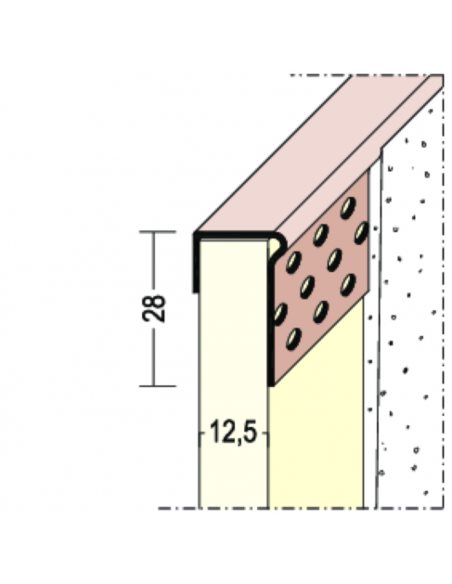 Edge profile for dry lining | 4009230027418