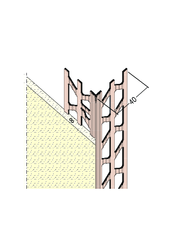 Omietkový rohovník PVC