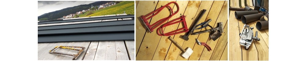 Зажими для складчатого кровельного материала